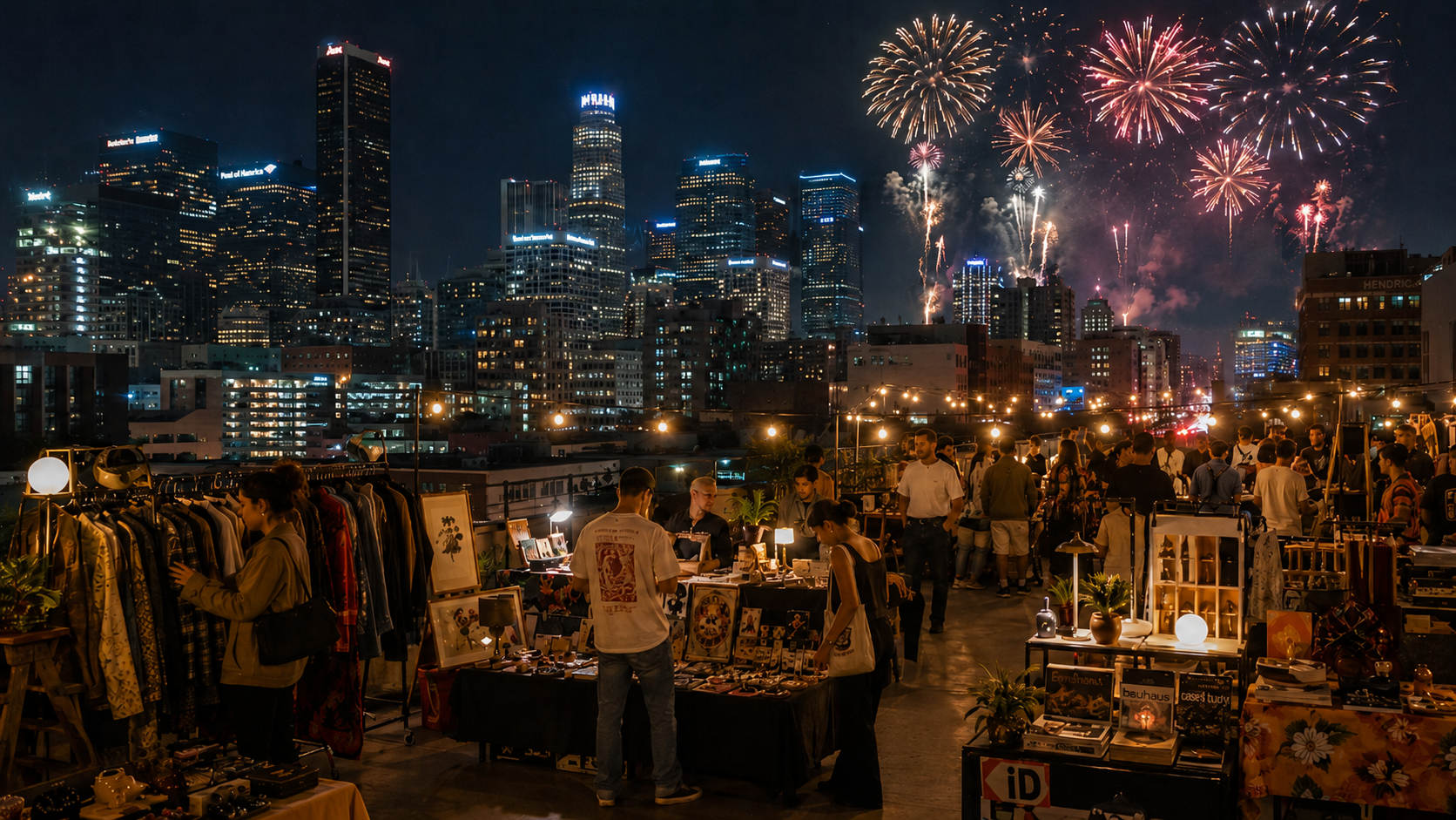 July 4th Grand Reopening — Rooftop Flea & Fireworks